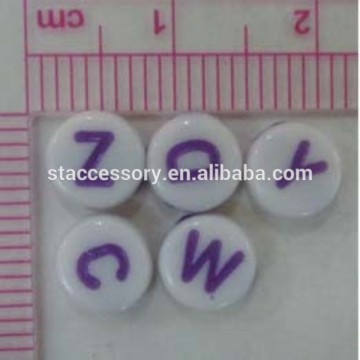 Plastic alphabet letter beads Alphabet Beads