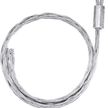 Calcetines de alambre de alambre de acero galvanizado para agarre de cable liso