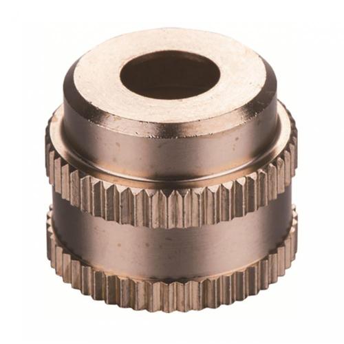 Precision CNC Grinding Machining fan Copper Gear Shaft