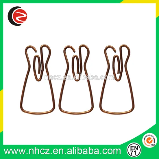 Rose gold Clothes shape paper clip