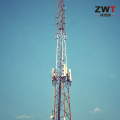 Estrutura durável de suporte de antena de três tubos