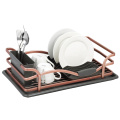 rose gold cutlery drainer