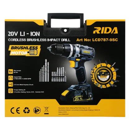 Professional Construction Craftsman: Brushless DC Cordless Drill with Hammer Function Tool