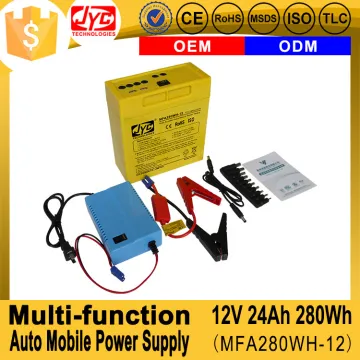 12V24Ah 280Wh Home and Outdoor mini Solar Power Bank Pack Lift Portable Generator