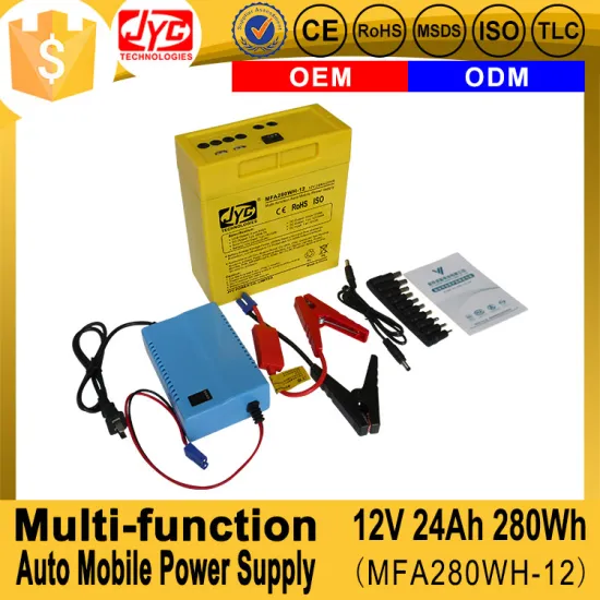 12V24Ah 280Wh Home and Outdoor mini Solar Power Bank Pack Lift Portable Generator