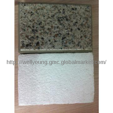 Exterior thermal insulation wall panel