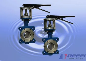 Double Offset Ansi 609 / Iso 5752, 2 Inch Carbon Stainless Steel Butterfly Valves