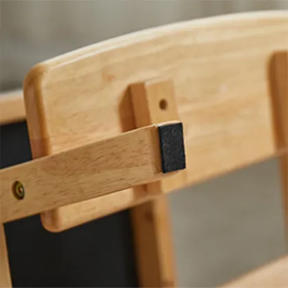 Solid Wooden Baby High Chair - Multi-Functional Adjustable Baby Dining Chair