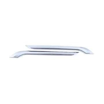 Carbon Fiber Chrome Plated Rear Fog Lamp Decorative Strip for Tesla Model Y 2021