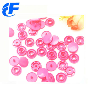 Colorful Plastic Prong Snap Button For Non-woven Bags