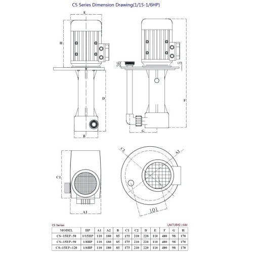 CS Lightweight Chemical Submersible Pump