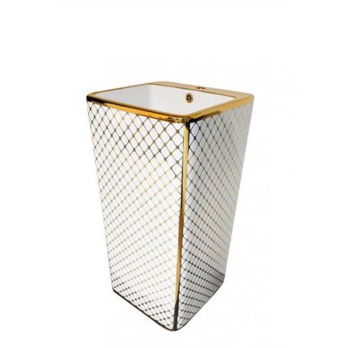 Wash Hand Design One Piece Stand Pedestal Basin