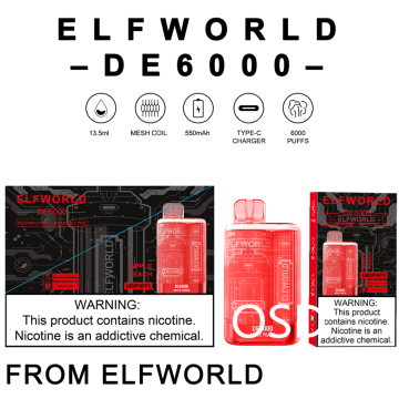 Wholesale Elfworld E-cigarette DE6000