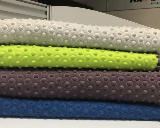 100% Polyester Polar Fleece with Embossed Fabric