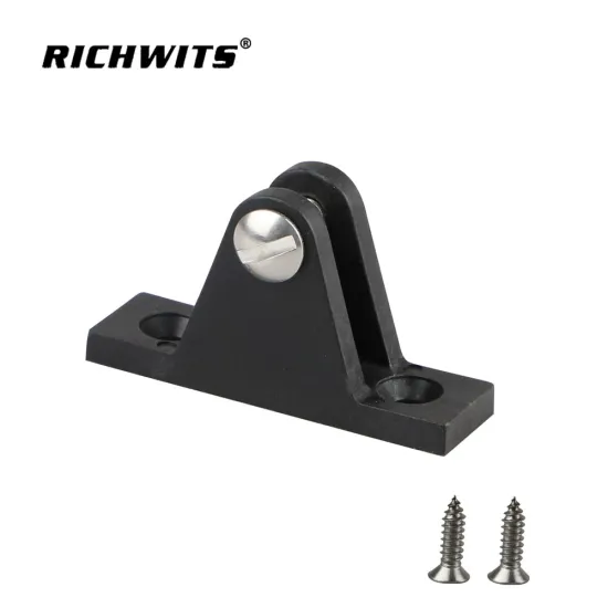 Boat accessories marine accessories Bimini Top Fitting Flat Mount Black Nylon Deck Hinges