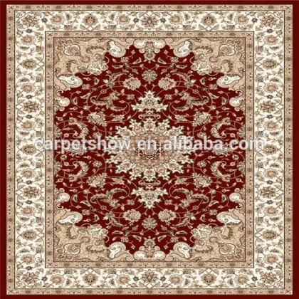 Wilton polypropylene machine made floor rug classical design wilton rug