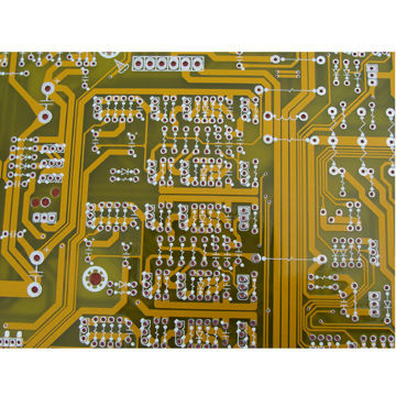 Double-sided PCB with Lead-free HASL and 0.15mm Minimum Line Width and Space