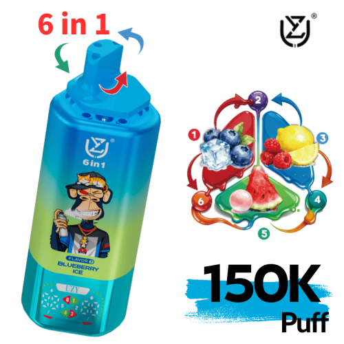 UZY 150K Puff Rechargeable Disposable Vape Pen Kit