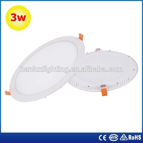 Untra thin panel 3W Round LED downlight