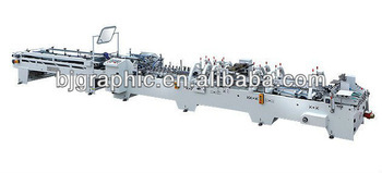 high speed folder&gluer carton machine