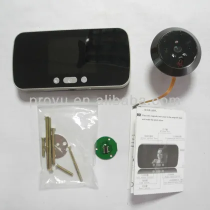 Hot sale night vision wide angle 3 inch touch screen security digital door viewers PY-V513