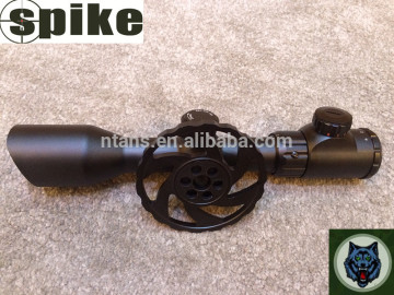 SPIKE 3-12X44 30mm Compact Scope, AO, 36-color Mil-dot, Rings SF optics rifle scope hunting equipment