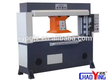 Hydraulic travelling head moving die cutting machine 25T