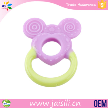 funny shape BPA free wholesale silicone baby teether