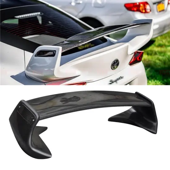 Carbon Fiber FRP ST Style Spoiler Rear Trunk Tail Boot Lip Wing Ducktail for Toyota SUPRA A90 MK5: Auto Tuning Accessory