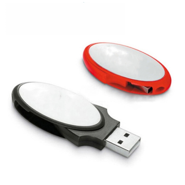 Lecteur flash USB pivotant en plastique personnalisé chaud