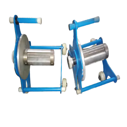 Hand applied tape wrapping machine