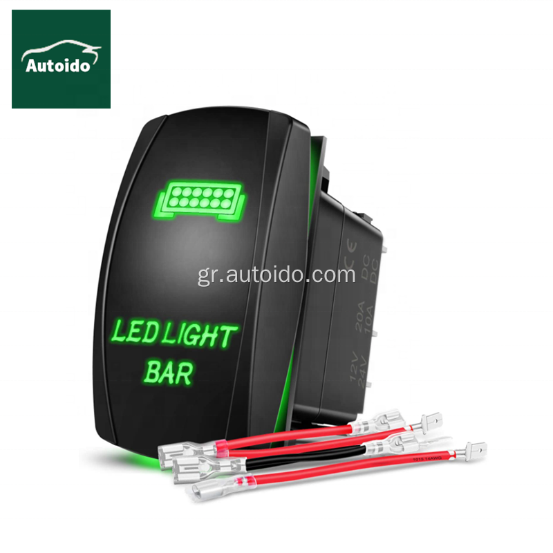 Διακόπτες LED Switch Rocker Switch 5Pin Laser On/Off