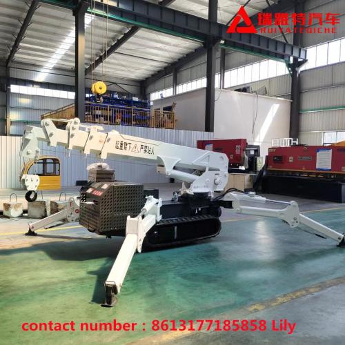 5Section Spider Crane Truck Basic parameter table of 5 tons spider crane Supplier