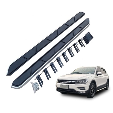 Custom Logo Car 4x4 Εξωτερικά Αξεσουάρ - Πλευρικά Στάδια &amp; Nerf Bars για VW Tiguan L 2017