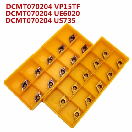 Carbide tool DCMT070204 US735 outer metal turning tool turning tool lathe milling machine CNC tools DCMT 070204 milling cutter