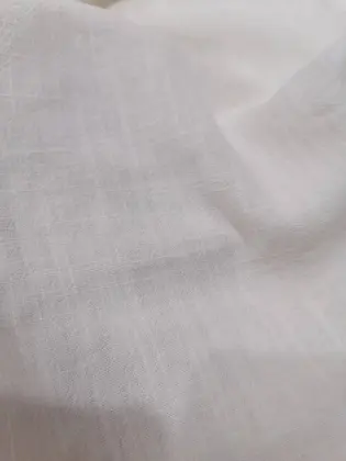 LINEN RAYON SLUB SANDWASHED DYED FABRIC