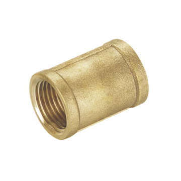 Brass female straight coupling