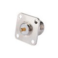 4 Hole Flange N Female Solder Connector