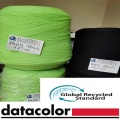 Blue polyester spun yarn