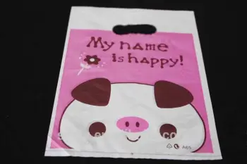 Cartoon Pattern PO Plastic Bag Gift Packaging Bag