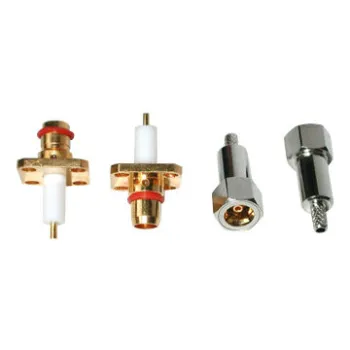 50Ω RF Coaxial Connectors with Blind-mating Ends
