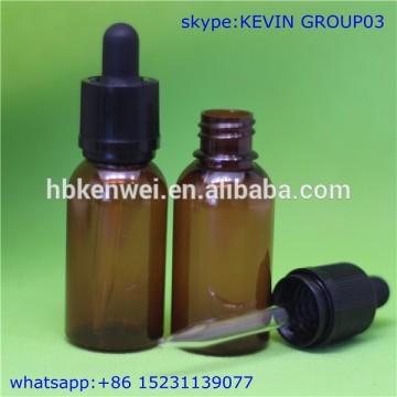 e-liquid flavor&PET Various capacities empty e -cig liquids clear plastic smoke oil dropper bottle