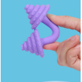 Dumbbell Silicone Dentição brinquedos para bebês 0-6 meses