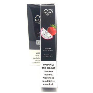 Disposable Pod System Electronic Cigarette Puff Plus