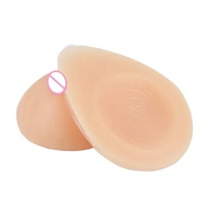 Medical-Grade Silicone Breast Implants Prosthetic Bra with Nipple for Breast Cancer Patients