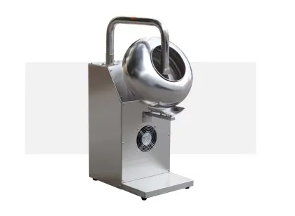 Automatic High-Quality Peanut Snacks Caramelizing and Chocolate Coating Machine