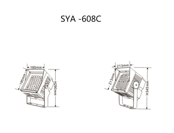 Corrosion-resistant aluminum die-casting outdoor LED floodlight