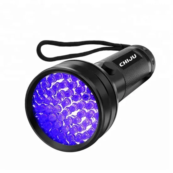 51 LED UV Flashlight - Aluminum Ultraviolet Flashlight Black Light 95nm