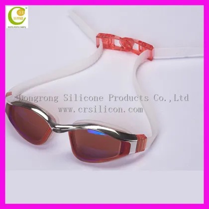 Enviromental Safety Silicone Myopia Best Choice Swimming Goggles Tempered Glass