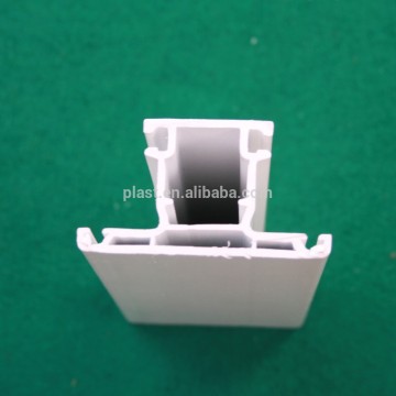 HST77-03 Mullion pvc customized plastic extrusion profile